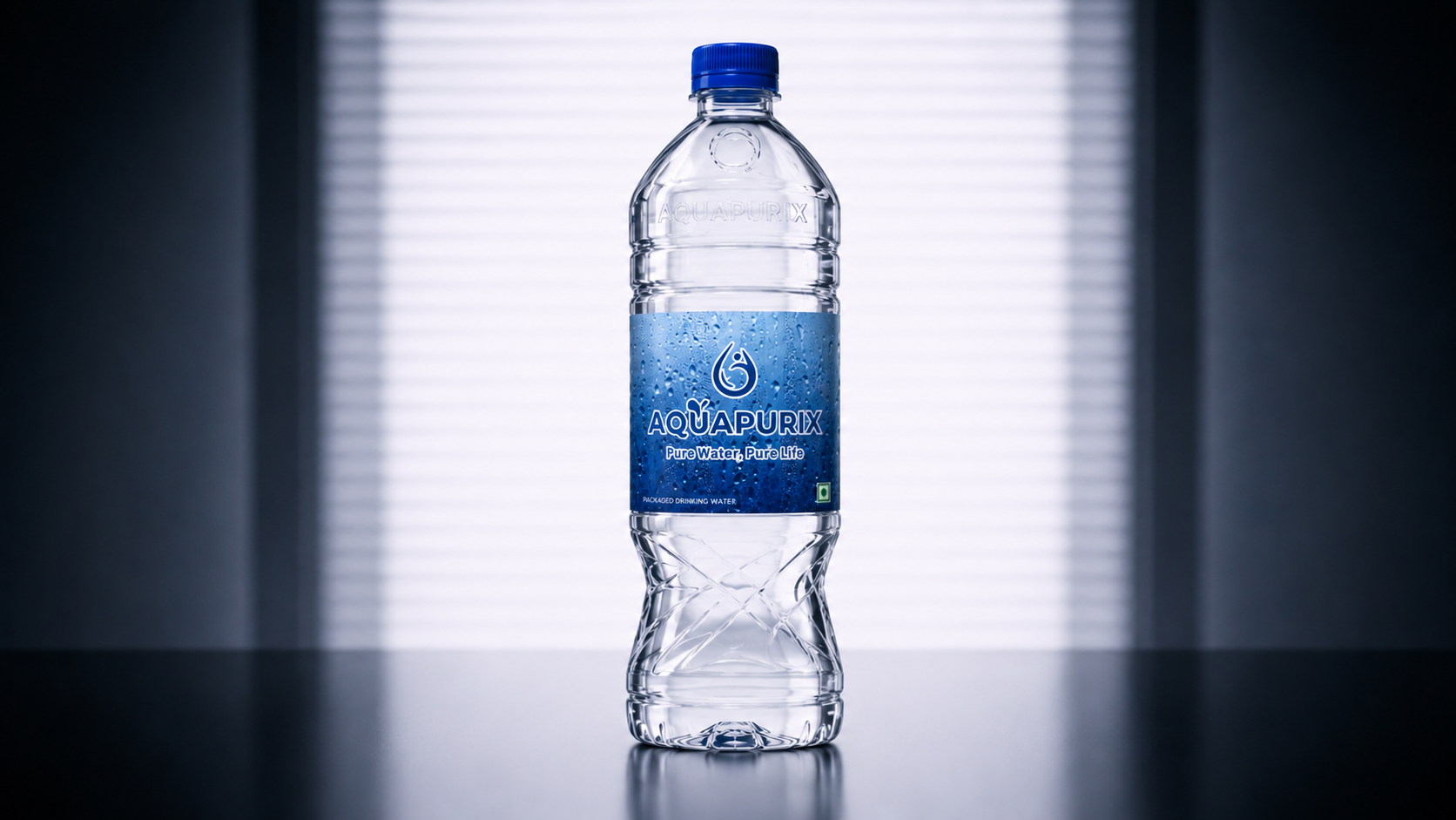 1 Liter AQUAPURIX water bottle